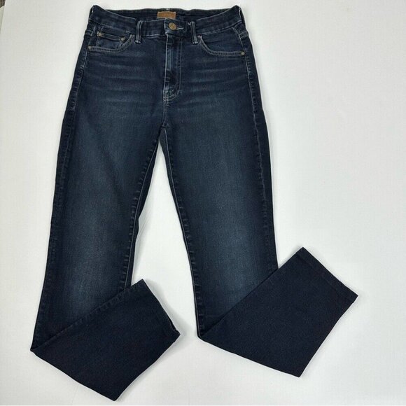 Mother Women’s High Waisted Looker Coffee Tea & Me Skinny Designer Jeans W26/L27 - Picture 1 of 12